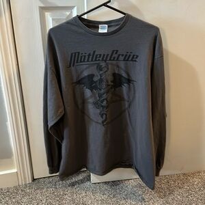 Mens Motley Crue long sleeve tee shirt